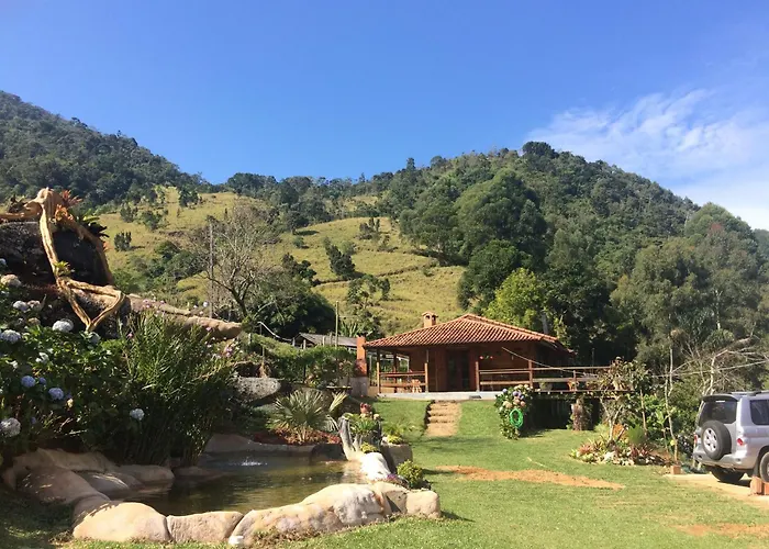 Sitio Com Piscina Natural E Cascata, Com Linda Vista Em Lumiar.