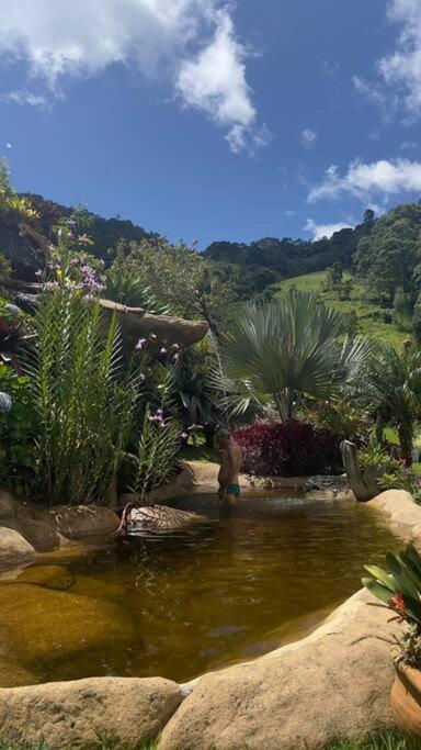 Sitio Com Piscina Natural E Cascata, Com Linda Vista Em Lumiar. * Lumiar